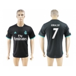 Real Madrid #7 Ronaldo Away Soccer Club Jersey 3