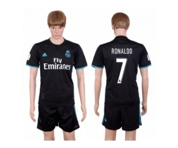 Real Madrid #7 Ronaldo Away Soccer Club Jersey