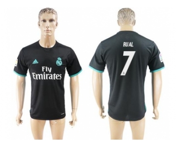 Real Madrid #7 Rual Away Soccer Club Jersey 1