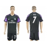 Real Madrid #7 Rual Sec Away Soccer Club Jersey