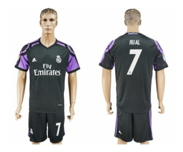 Real Madrid #7 Rual Sec Away Soccer Club Jersey