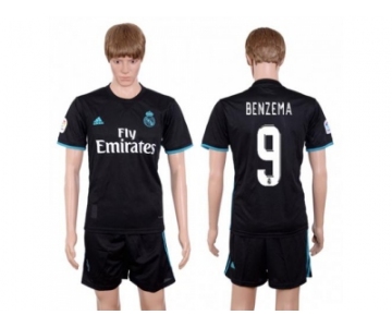 Real Madrid #9 Benzema Away Soccer Club Jersey