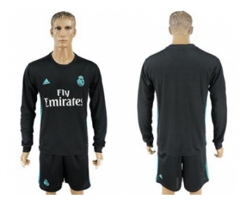 Real Madrid Blank Away Long Sleeves Soccer Club Jersey