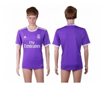 Real Madrid Blank Away Soccer Club Jersey8