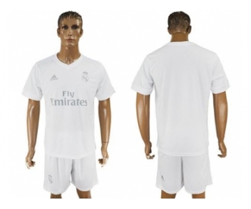 Real Madrid Blank Marine Environmental Protection Home Soccer Club Jersey