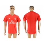 Real Madrid Blank Red Goalkeeper Soccer Club Jersey