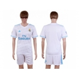 Real Madrid Blank White Home Soccer Club Jersey 2