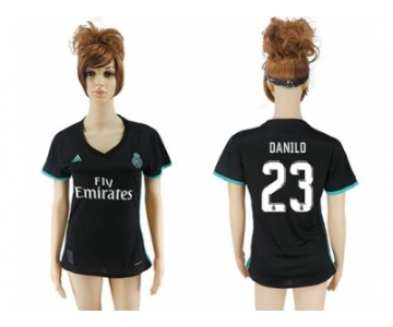 Women's Real Madrid #23 Danilo Away Soccer Club Jersey