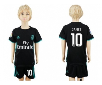 Real Madrid #10 James Away Kid Soccer Club Jersey1