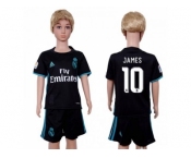 Real Madrid #10 James Away Kid Soccer Club Jersey