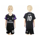 Real Madrid #10 James Black Kid Soccer Club Jersey