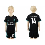 Real Madrid #14 Casemiro Away Kid Soccer Club Jersey