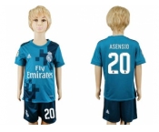 Real Madrid #20 Asensio Sec Away Kid Soccer Club Jersey