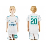 Real Madrid #20 Asensio White Home Kid Soccer Club Jersey