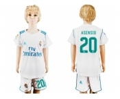 Real Madrid #20 Asensio White Home Kid Soccer Club Jersey