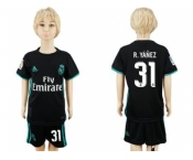 Real Madrid #31 R.Yanez Away Kid Soccer Club Jersey