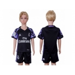 Real Madrid Blank Sec Away Kid Soccer Club Jersey1