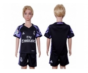 Real Madrid Blank Sec Away Kid Soccer Club Jersey1