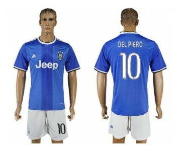 Juventus #10 Del Piero Away Soccer Club Jersey 1