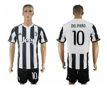 Juventus #10 Del Piero Home Soccer Club Jersey 1