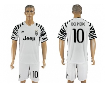 Juventus #10 Del Piero SEC Away Soccer Club Jersey