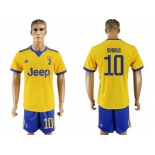 Juventus #10 Dybala Away Soccer Club Jersey