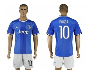 Juventus #10 Pogba Away Soccer Club Jersey 1