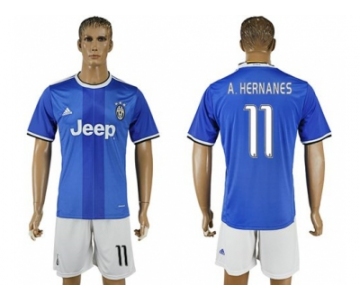 Juventus #11 A.Hernanes Away Soccer Club Jersey 1