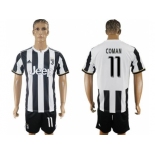 Juventus #11 Coman Home Soccer Club Jersey 1