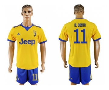 Juventus #11 D.Costa Away Soccer Club Jersey