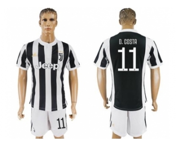 Juventus #11 D.Costa Home Soccer Club Jersey 1