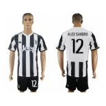 Juventus #12 Alex Sandro Home Soccer Club Jersey 1