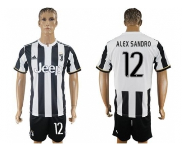 Juventus #12 Alex Sandro Home Soccer Club Jersey 1