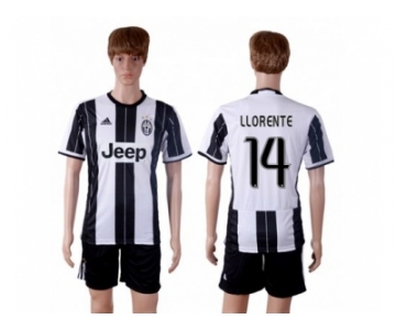 Juventus #14 Llorente Home Soccer Club Jersey 1