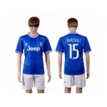 Juventus #15 Barzagli Away Soccer Club Jersey 2