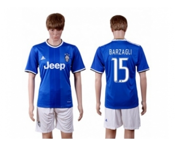 Juventus #15 Barzagli Away Soccer Club Jersey 2