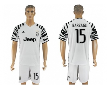 Juventus #15 Barzagli SEC Away Soccer Club Jersey