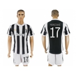 Juventus #17 Mandzukic Home Soccer Club Jersey