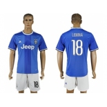 Juventus #18 Lemina Away Soccer Club Jersey 2