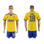 Juventus #18 Lemina Away Soccer Club Jersey