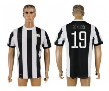 Juventus #19 Bonucci 120th Anniversary Soccer Club Jersey