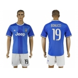 Juventus #19 Bonucci Away Soccer Club Jersey 3