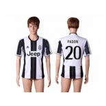 Juventus #20 Padoin Home Soccer Club Jersey 1