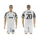 Juventus #20 Padoin SEC Away Soccer Club Jersey