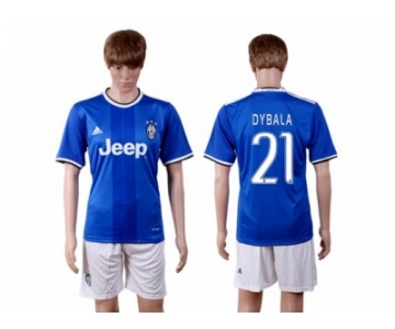 Juventus #21 Dybala Away Soccer Club Jersey 2