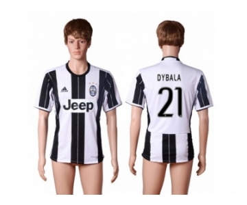 Juventus #21 Dybala Home Soccer Club Jersey 6