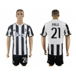 Juventus #21 Pirlo Home Soccer Club Jersey 1