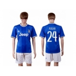 Juventus #24 Rugani Away Soccer Club Jersey 1