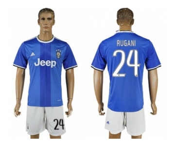 Juventus #24 Rugani Away Soccer Club Jersey 2