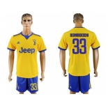 Juventus #33 Bernardeschi Away Soccer Club Jersey